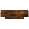 vidaXL Salontafel 100x49,5x31 cm bewerkt hout gerookt eikenkleurig