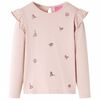 vidaXL Kindershirt met lange mouwen 92 roze