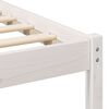 vidaXL Bedframe met hoofdeinde Wit 140 x 200 cm Massief grenenhout