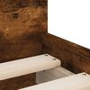 vidaXL Bedframe met lades gerookt eikenkleurig 90x190 cm