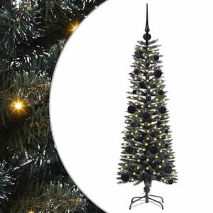 vidaXL Kunstkerstboom met 150 LED Groen 120 cm PVC en Plastic en Staal