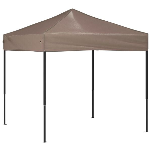 vidaXL Partytent inklapbaar 2x2 m taupe