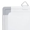 vidaXL Whiteboard magnetisch inklapbaar 100x80x1,7 cm aluminium