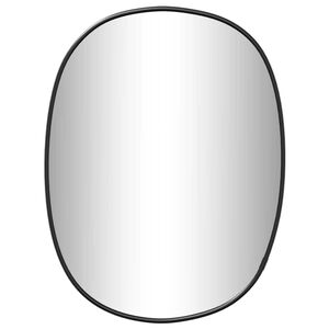 vidaXL Wandspiegel 40x30 cm zwart