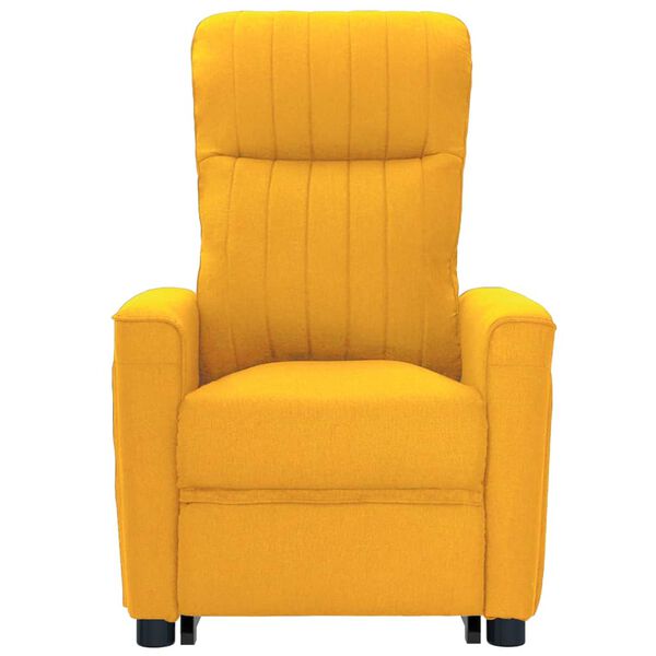 vidaXL Sta-op-massagestoel stof geel