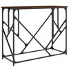 vidaXL Wandtafel 100x40x80 cm bewerkt hout bruin eikenkleur