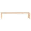 vidaXL Monitorstandaard 50x27x10 cm massief grenenhout