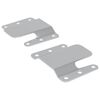 vidaXL Flush Mount Beugel 2 Zilver 75 x 66 x 1,4 mm Staal