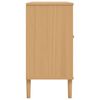 vidaXL Dressoir SENJA 112x40x80 cm rattan massief grenenhout bruin