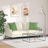 vidaXL Sofa Kussens 2 stuks Lichtgroen 50 x 50 cm Cordstof