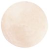 vidaXL Vloerkleed HUARTE laagpolig zacht wasbaar &Oslash; 120 cm beige