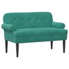 vidaXL Loungebank met knopencomfort Turquoise 120 x 66 x 78 cm fluweel