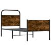 vidaXL Bedframe zonder matras bewerkt hout sonoma eikenkleur 80x200 cm