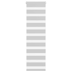 vidaXL Zebra rolgordijn 40x100 cm stofbreedte 35,9 cm lichtgrijs