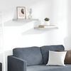vidaXL Wandschappen zwevend 2 st 50x23x3,8 cm MDF betongrijs