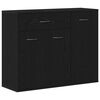 vidaXL Dressoir Zwart Eiken 88x30x70 cm Engineered Wood