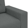vidaXL Loveseat bank 120 cm stof donkergrijs