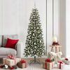 vidaXL Kunstkerstboom Groen 76 x 76 x 180 cm PVC en Plastic en Staal
