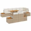 vidaXL Tuinbankenset 9 st Beige en Cr&egrave;me