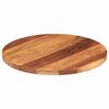 vidaXL Tafelblad rond 25-27 mm 50 cm massief acaciahout