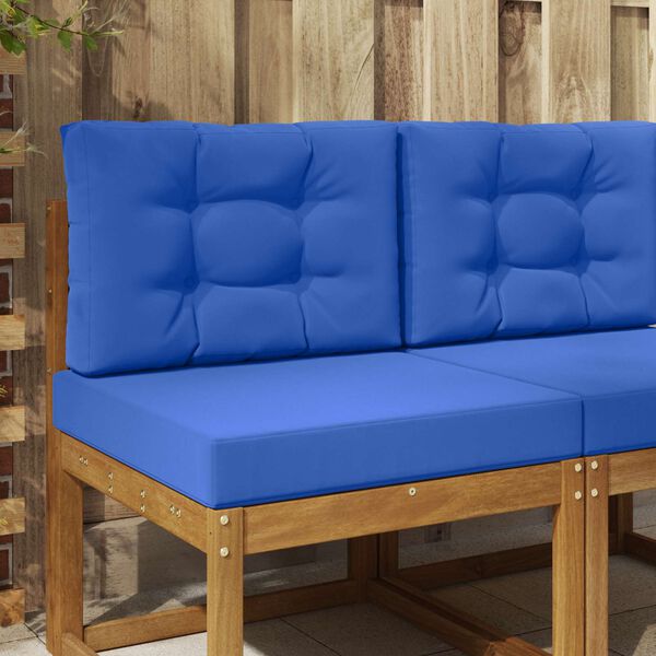 vidaXL Buiten bankkussen 2 pcs Turquoise Polyester