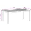 vidaXL Tuintafel 180x90x75 cm massief acaciahout