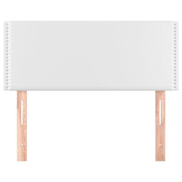 vidaXL Hoofdbord 80x5x78/88 cm kunstleer wit