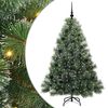 vidaXL Kunstkerstboom met 150 LED met standaard Groen 150 cm PE en PVC