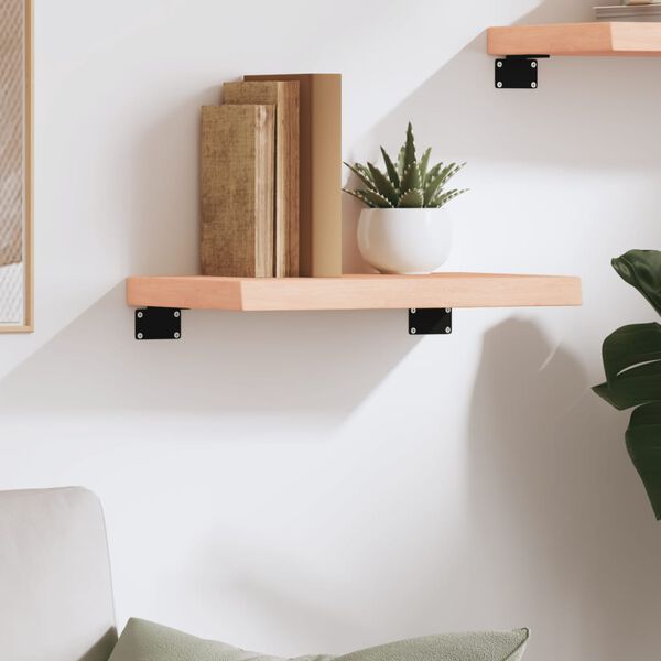 vidaXL Wandschap 40x20x4 cm onbehandeld massief eikenhout