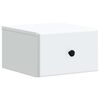 vidaXL Wandbeugel Bedkast Wit 34,5 x 33 x 20 cm Bewerkt hout