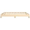 vidaXL Boxspring bed stof cr&egrave;mekleurig 180x200 cm