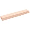 vidaXL Wandschap 60x10x4 cm onbehandeld massief eikenhout