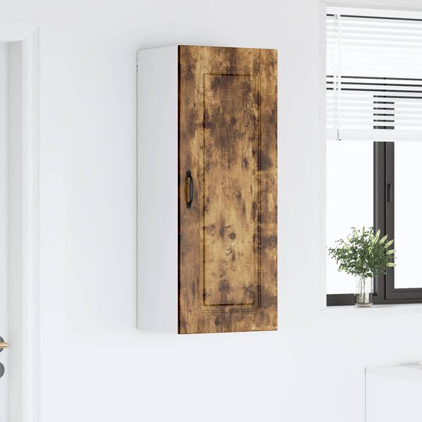 vidaXL Keukenkast Kalmar Gerookt eiken 40 x 31 x 100 cm Bewerkt hout