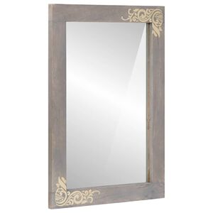 vidaXL Badkamer Spiegel Grijs 70 x 50 x 2,5 cm