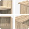 vidaXL Receptiebalie Sonoma Eiken 100x50x103,5 cm Bewerkt Hout