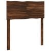 vidaXL Live Edge Hoofdbord ROSTOCK Donkerbruin 75 cm
