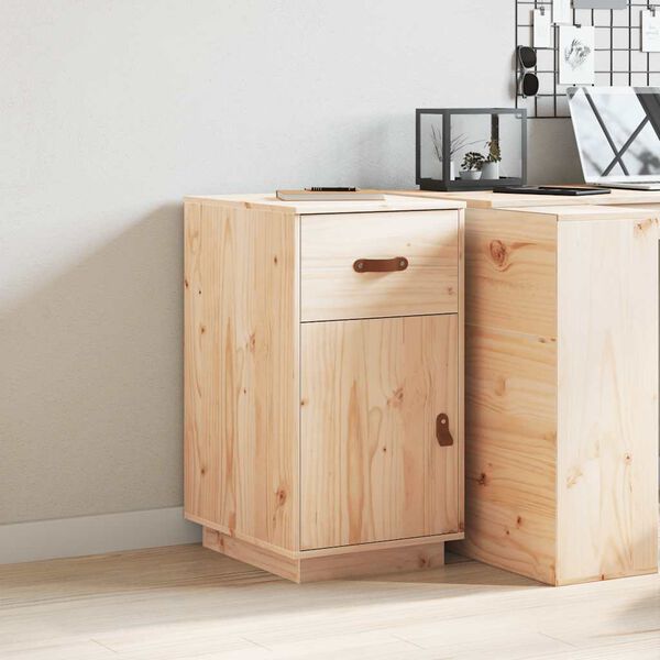 vidaXL Bureaukastje 40x50x75 cm massief grenenhout