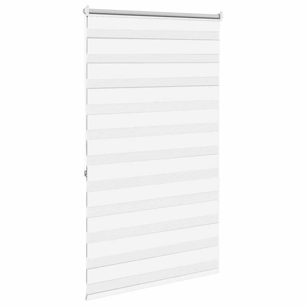 vidaXL Zebra rolgordijn 100,9 x 175 cm stofbreedte 96,7 cm wit