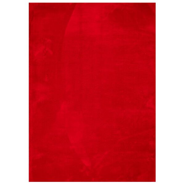 vidaXL Vloerkleed HUARTE laagpolig zacht wasbaar 240x340 cm rood