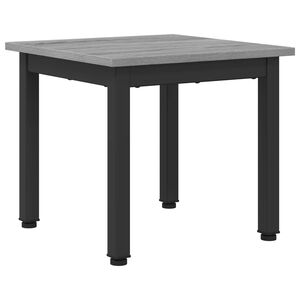 vidaXL Salontafel Grijs Sonoma 40 x 40 x 36 cm Bewerkt hout