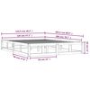 vidaXL Bedframe massief hout honingbruin 120x200 cm