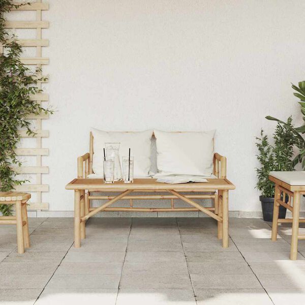 vidaXL Salontafel Bruin 110 x 50 x 43 cm Bamboe