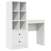 vidaXL Bureau Wit 105,5 x 34 x 127 cm 2 st