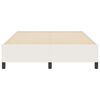 vidaXL Boxspringbed Cr&egrave;me 140 x 190 cm Katoen Stof