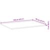 vidaXL Tafelblad rechthoekig 120x70x2 cm massief acaciahout