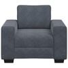vidaXL Fauteuil 100x77x82 cm fluweel donkergrijs