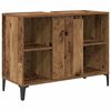 vidaXL Badkamermeubelset met plank 3 pcs Oud hout Bewerkt hout