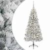 vidaXL Kunstkerstboom met kerstbal 120 cm 150 LED's Warmwit