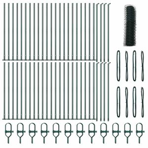 vidaXL Afrasteringspaal Groen