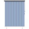 vidaXL Rolgordijn Blauw en Wit 200 x 250 cm Stof en Aluminium